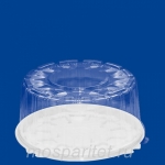 Пластиковая упаковка для кондитерских изделий  Упаковка для торта С-11А (ДНО) 1/250