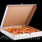 Коробки для пиццы  Коробка для пиццы 330х330х40 гофрокартон 1/50