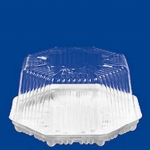 Тортницы пластиковые  Упаковка для торта 8 угольная Т 401Д+К